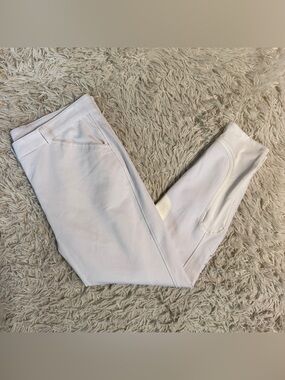 Women’s Size 36R White Smartpak Knee Patch Horseback Riding Breeches. Good Cond.